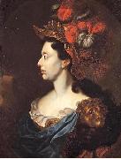 Jan Frans van Douven Anna Maria Luisa de' Medici in profile Spain oil painting artist